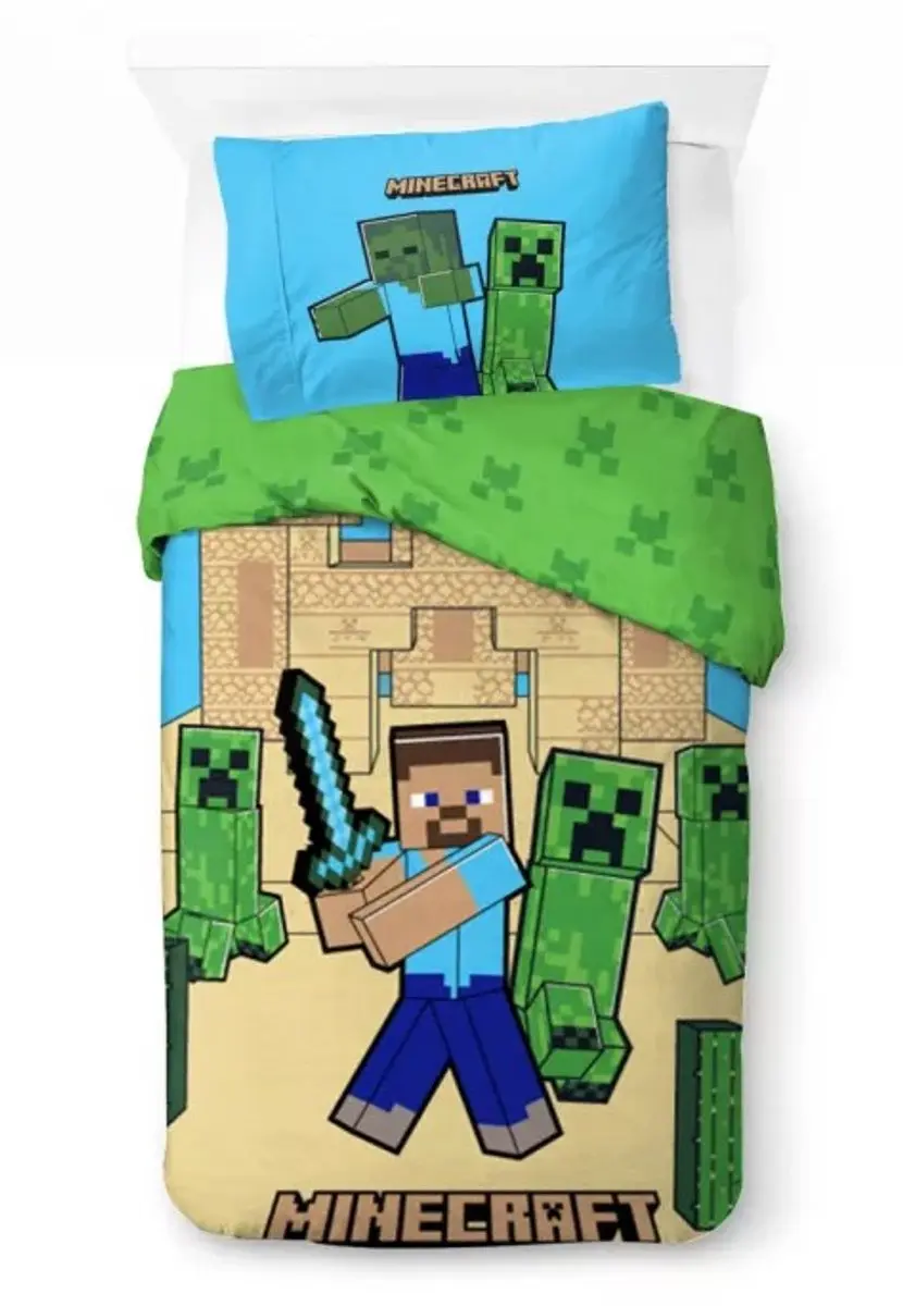 Minecraft Dekbedovertrek sand castle