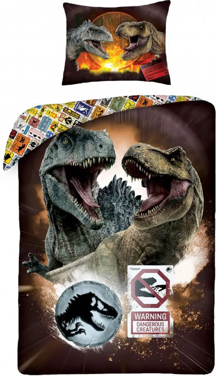 Jurassic World Dekbedovertrek Dominion 140 x 200 cm