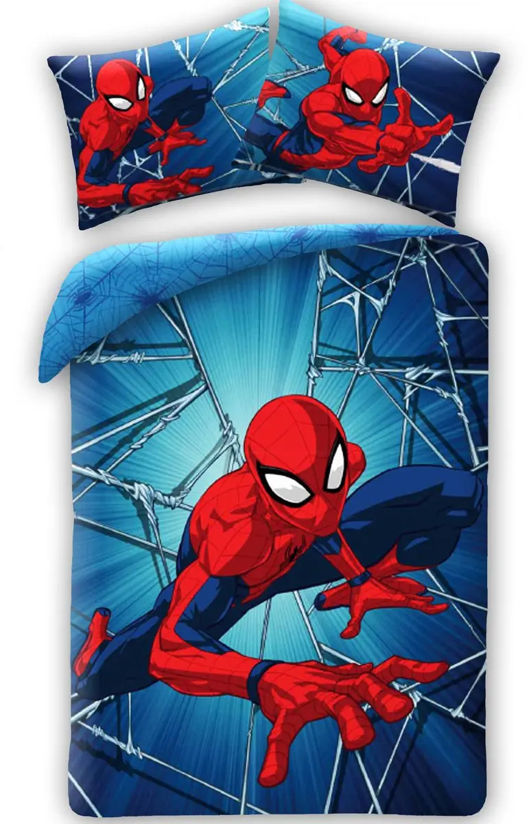 SpiderMan Dekbedovertrek Web