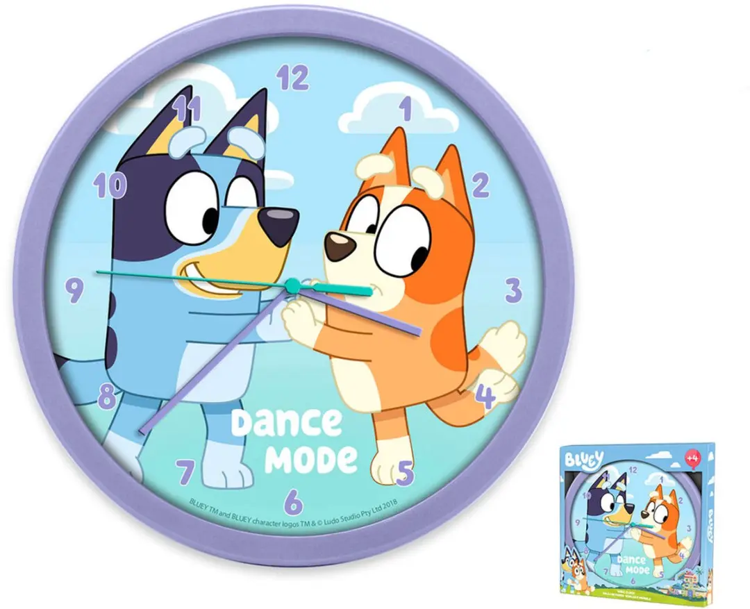 Bluey Wandklok 25x25cm
