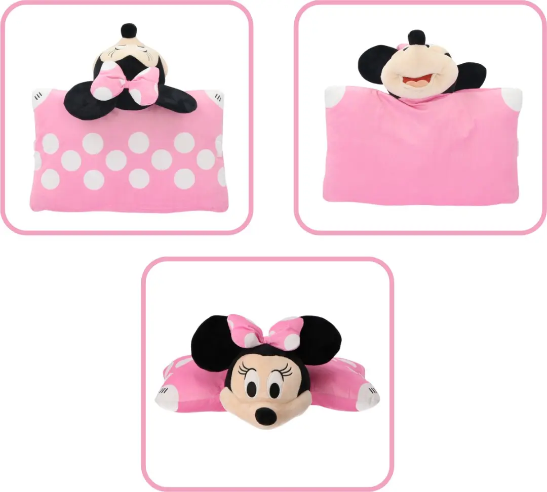 Spider-Man Minnie Mouse Knuffelkussen Roze - afbeelding 3 van 4