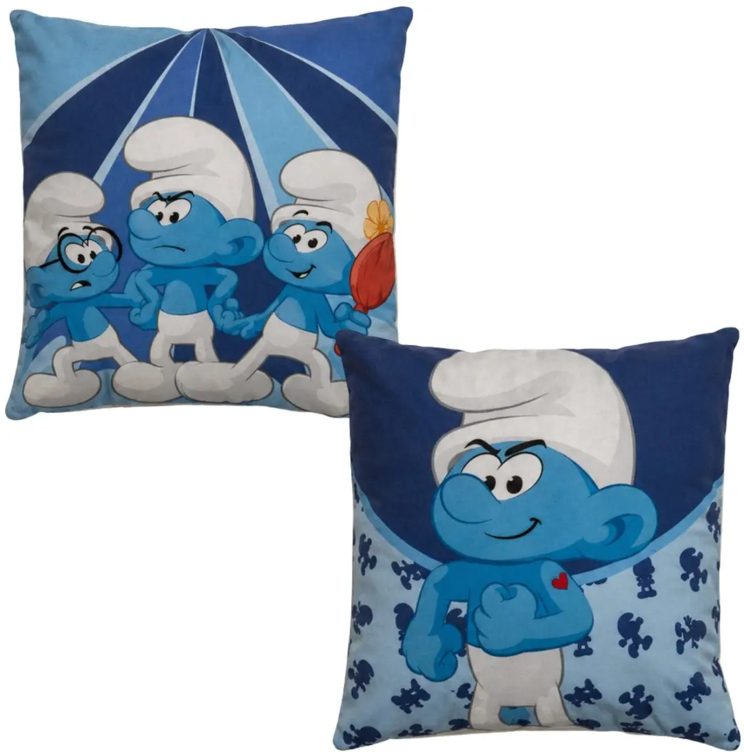 De Smurfen Kussen - Blauw - afbeelding 4 van 4