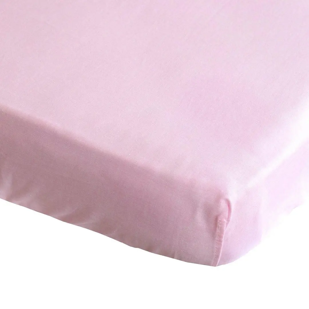 BINK Bedding Hoeslaken Bo Roze 90 x 200 cm