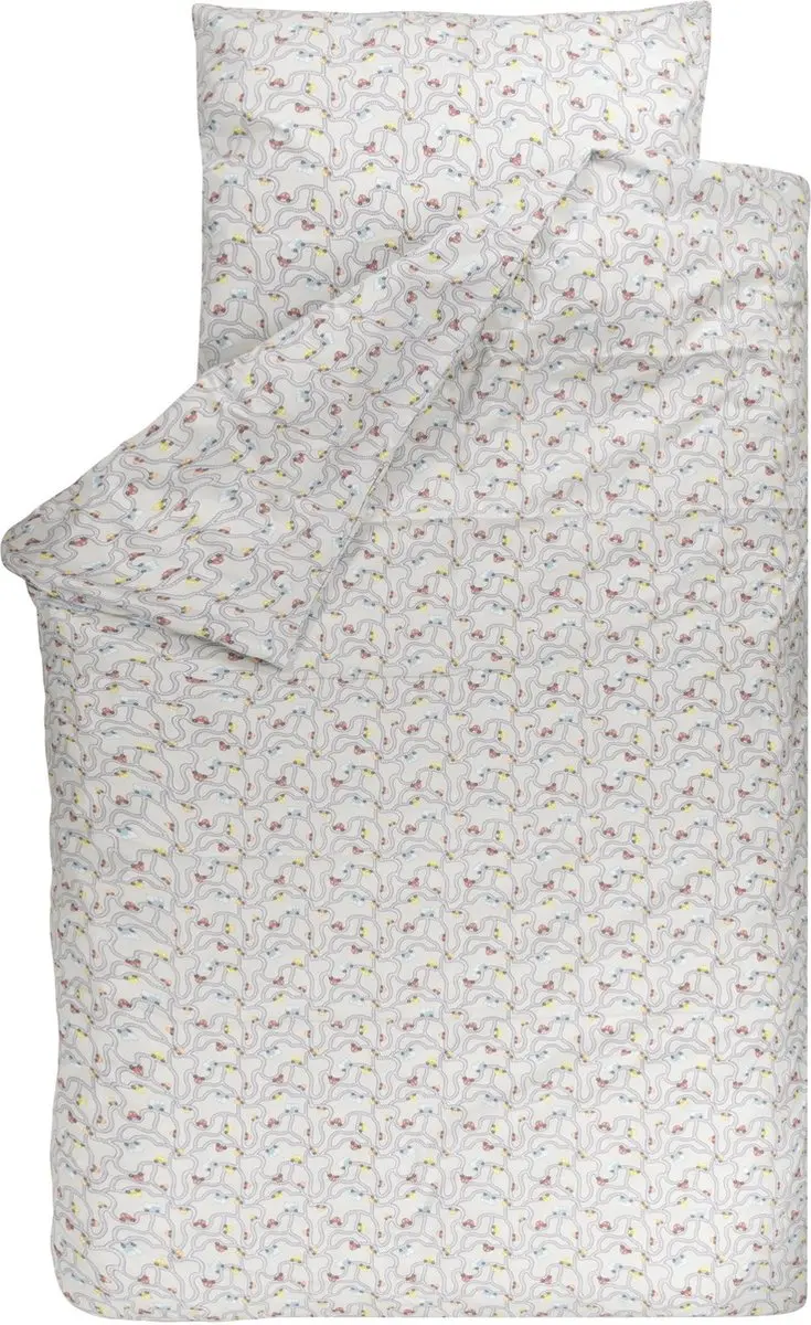 BINK Bedding Dekbedovertrek Traffic Grey Junior 120 x 150 cm (+1 kussensloop 60