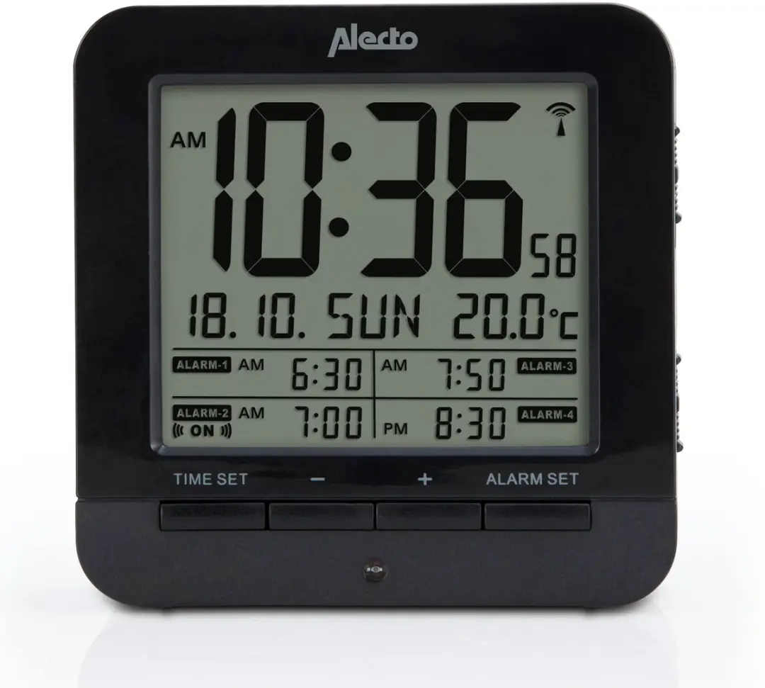 Alecto AK-20 Digitale Reiswekker Thermometer