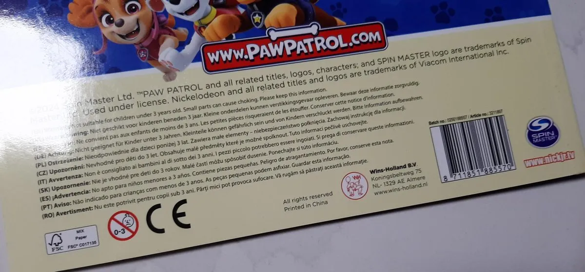 Nickelodeon Paw Patrol Kleurboek - 2x 48 Pagina's - Met Stickers - Blauw
