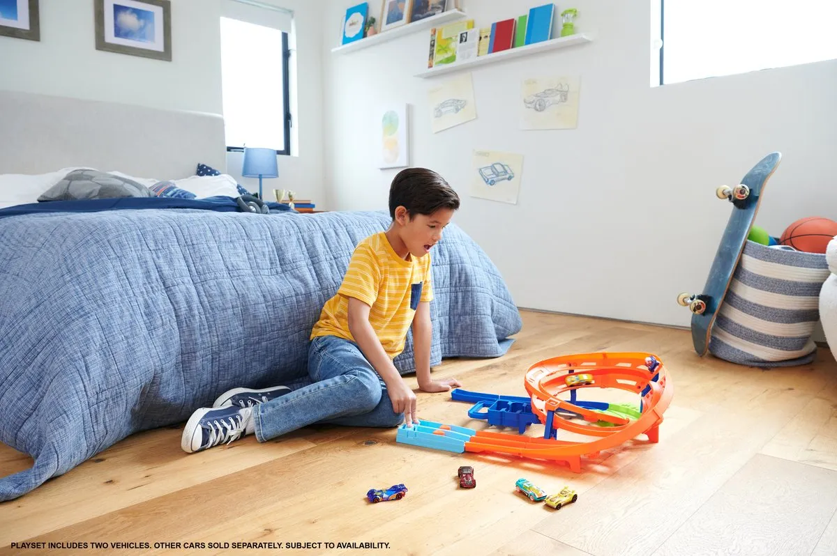 Hot Wheels Action Rondvliegracebaan HTK17 - Meerkleurig - afbeelding 4 van 6