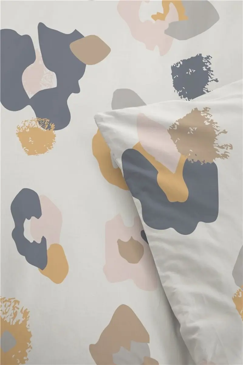BYRKLUND Dekbedovertrek Soft Animal 240x220cm - 100% Katoen - Multicolor