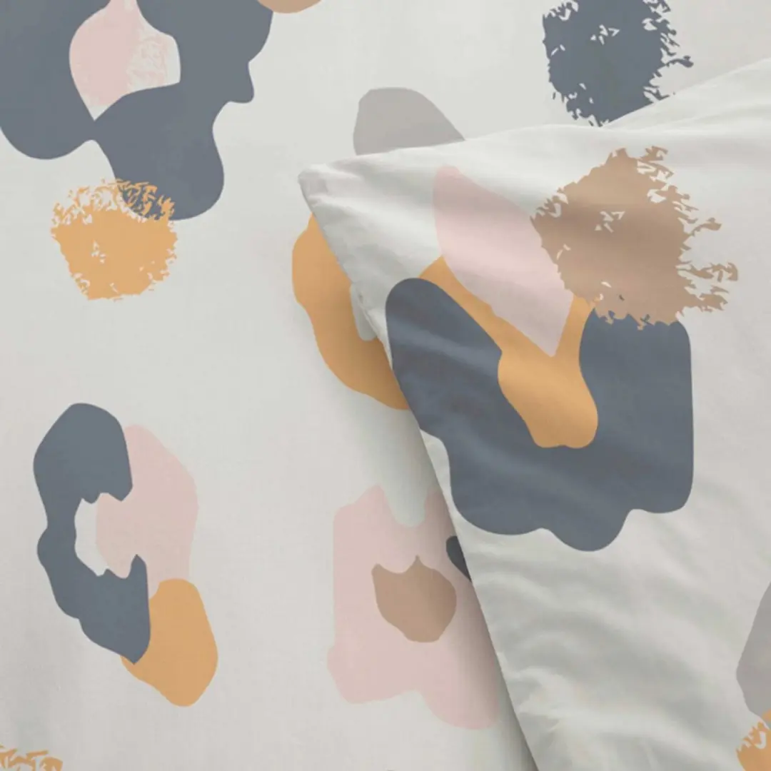 BYRKLUND Dekbedovertrek Soft Animal 240x220cm - 100% Katoen - Multicolor