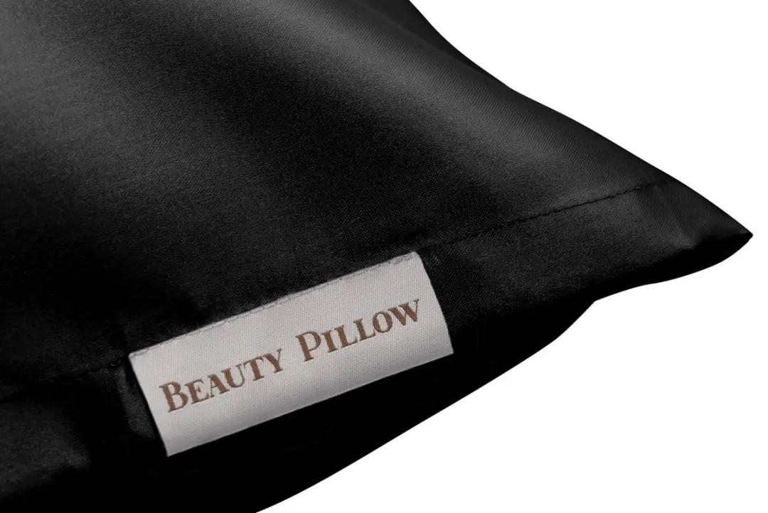 Beauty Pillow Satijnen Kussensloop 60x70cm - Black