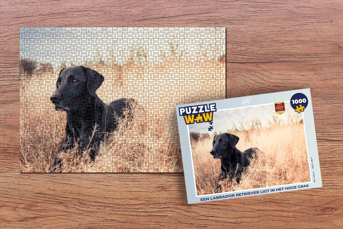 PuzzleWow Labrador Retriever Legpuzzel 1000 Stuks