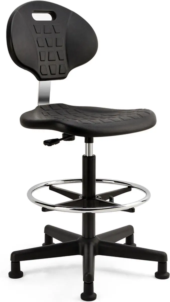 Werkstoel euroseats tarente large zwart