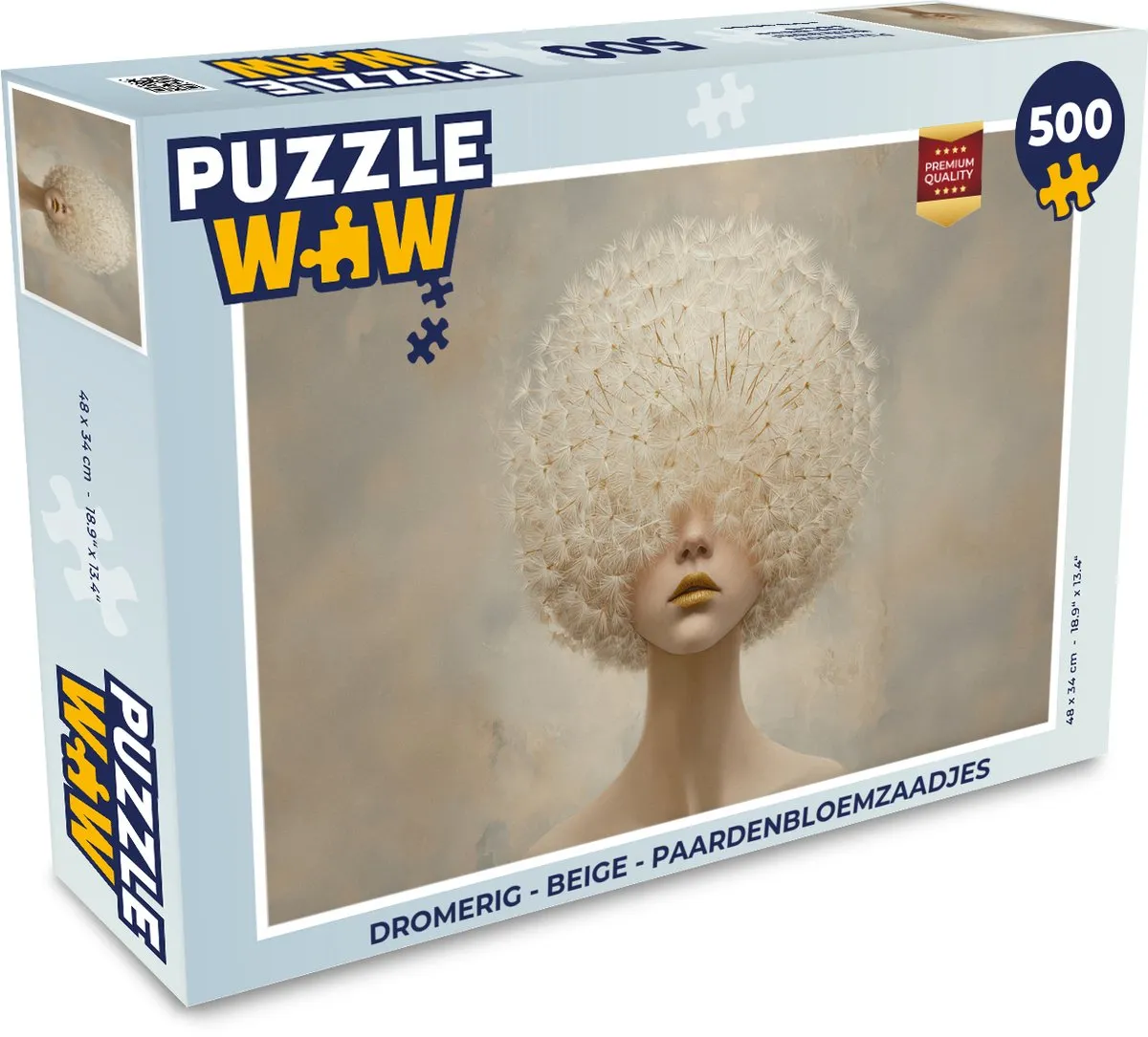 PuzzleWow Paardenbloemzaadjes Puzzel 500 Stuks