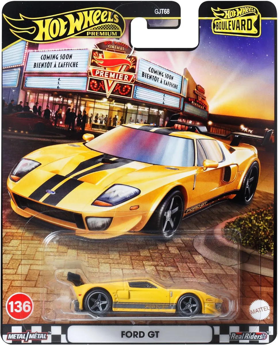 Hot Wheels Ford GT JHW26 - Geel - afbeelding 2 van 6