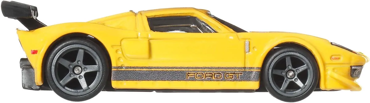 Hot Wheels Ford GT JHW26 - Geel - afbeelding 4 van 6