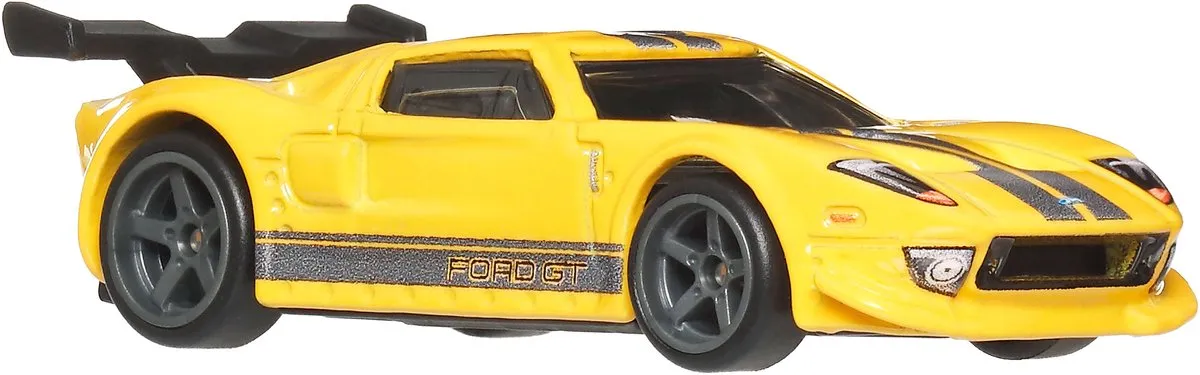 Hot Wheels Ford GT JHW26 - Geel - afbeelding 3 van 6
