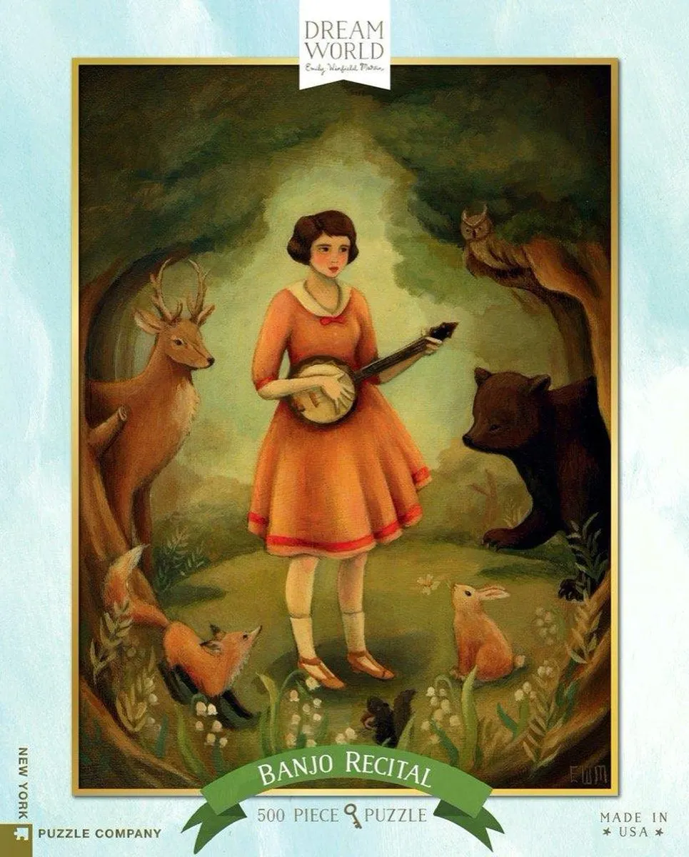 The New York Puzzle Company Banjo Recital Legpuzzel 500 Stuks