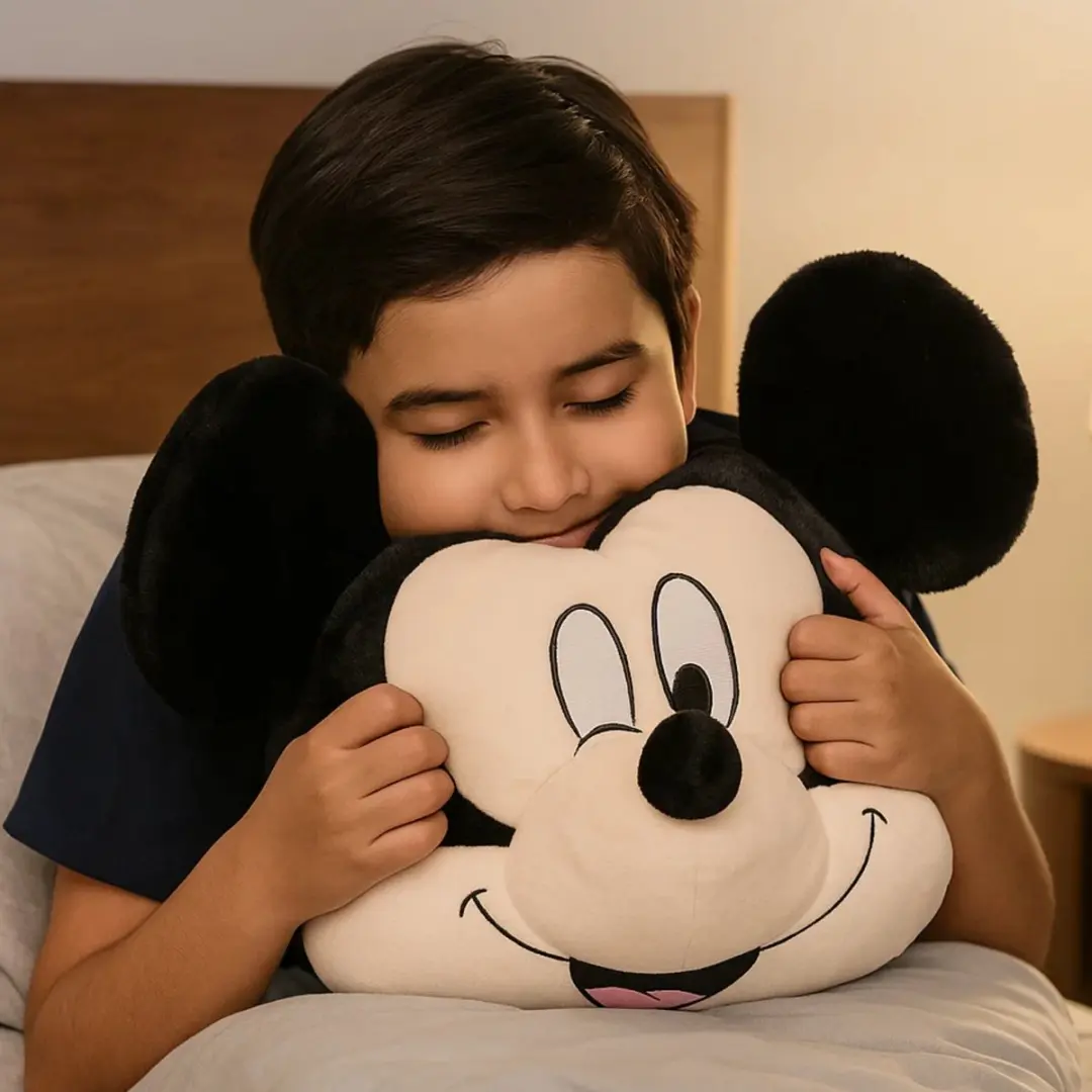 Lilo & Stitch Mickey Mouse Handwarmer - Knuffelkussen - Rood - afbeelding 3 van 3