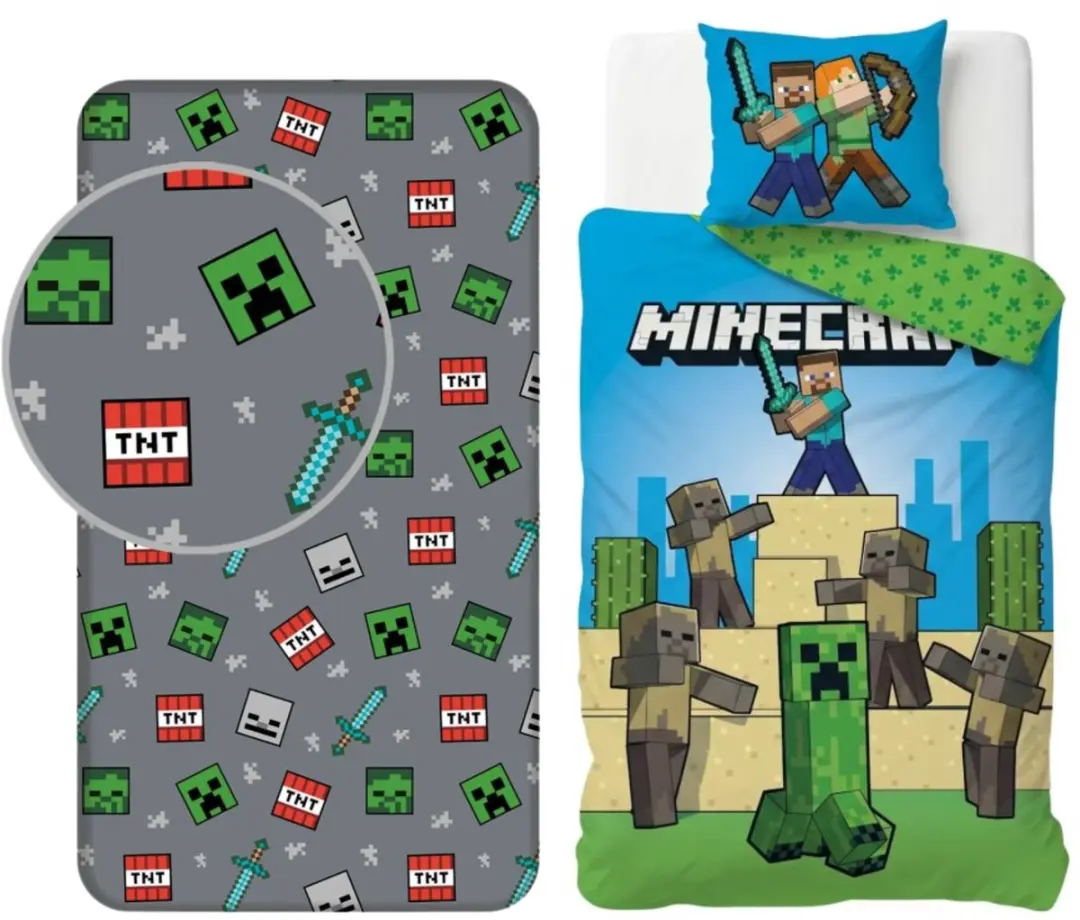 Minecraft Eenpersoons Slaapkamerset
