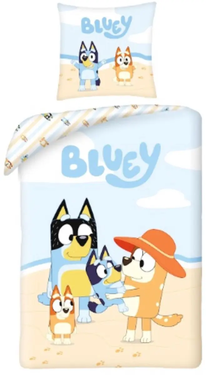 Bluey Slaapkamerset Eenpersoons - Dekbedovertrek & Kussensloop - afbeelding 3 van 3