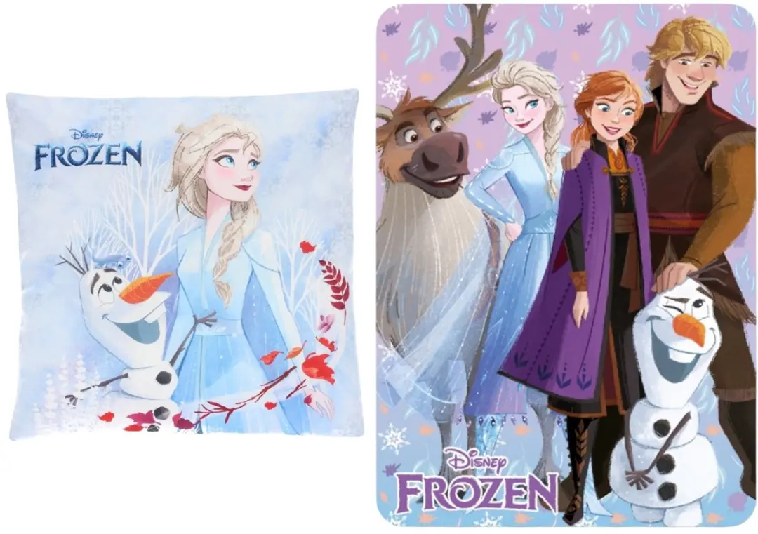 Disney Frozen Slaapkamerset - Kussen & Fleece Deken - Multicolor - afbeelding 2 van 5