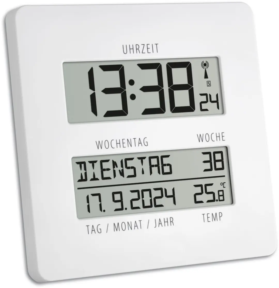 TFA Dostmann 60.4509.02 Wanklok - Digitaal - Wit - afbeelding 3 van 6