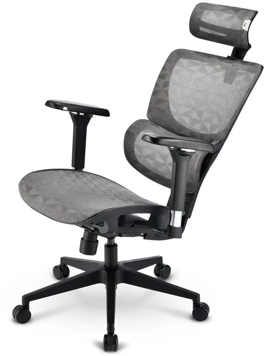 Sharkoon OfficePal C40M Bureaustoel - Grijs - afbeelding 2 van 6