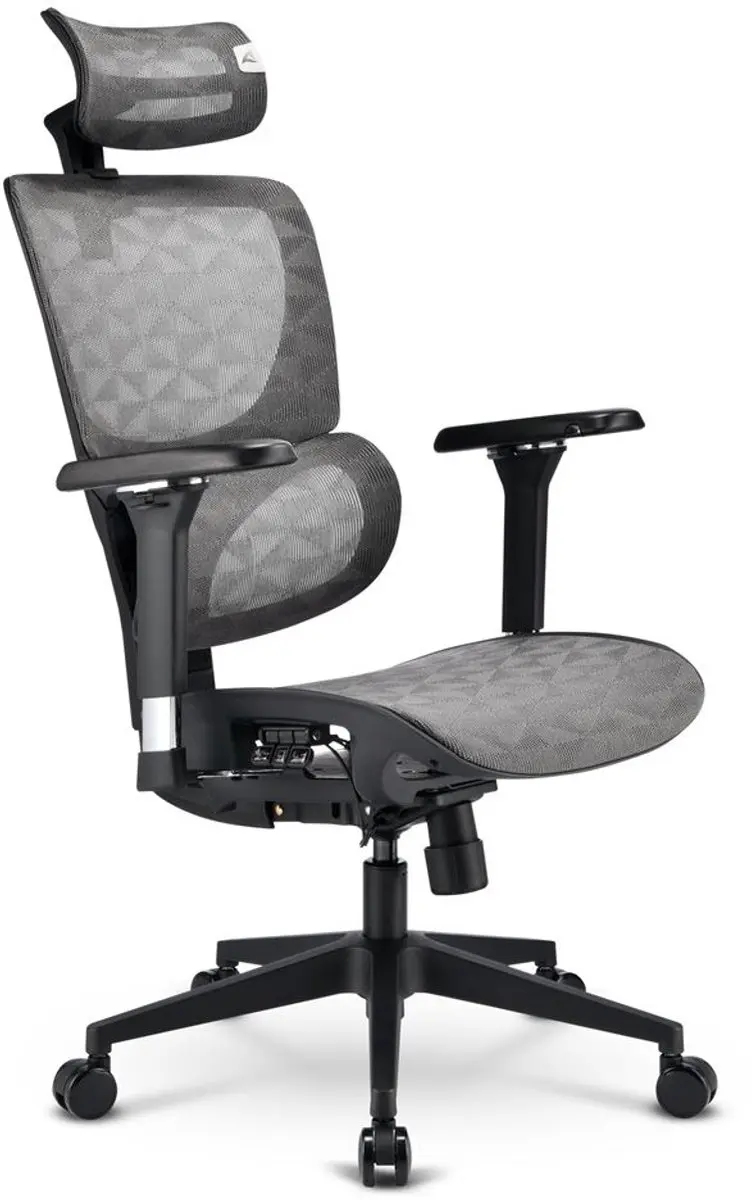 Sharkoon OfficePal C40M Bureaustoel - Grijs - afbeelding 4 van 6