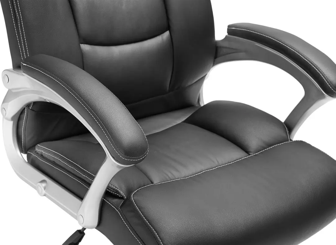 Deuba Ergonomische Gaming Bureaustoel - Zwart - afbeelding 4 van 5