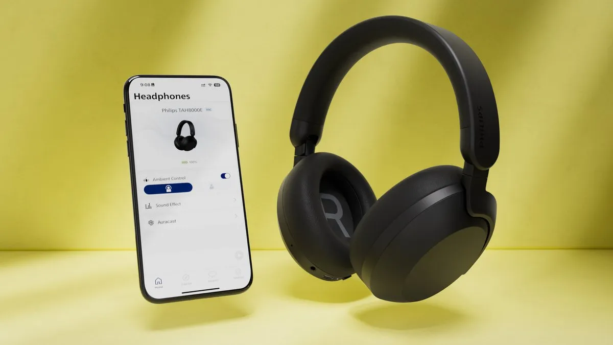 Philips TAH8000EBK Draadloze Hoofdtelefoon - 70 Uur - Zwart