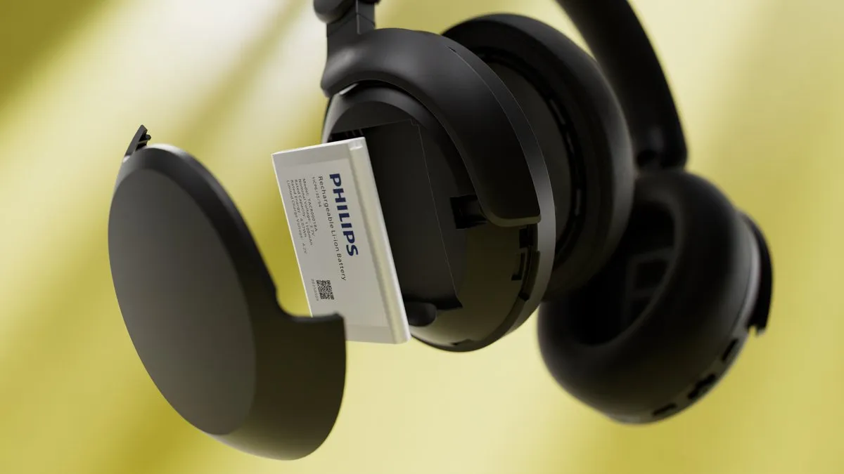 Philips TAH8000EBK Draadloze Hoofdtelefoon - 70 Uur - Zwart