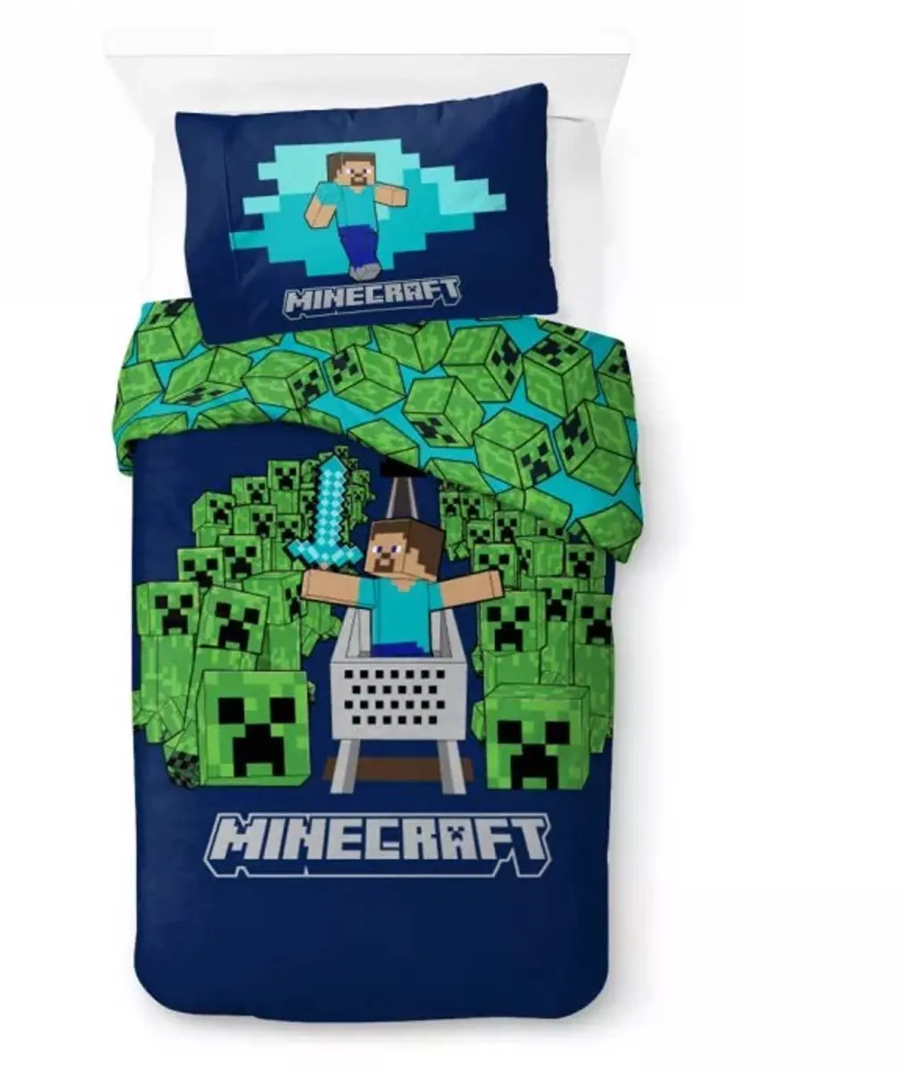 Minecraft Dekbedovertrek creepers