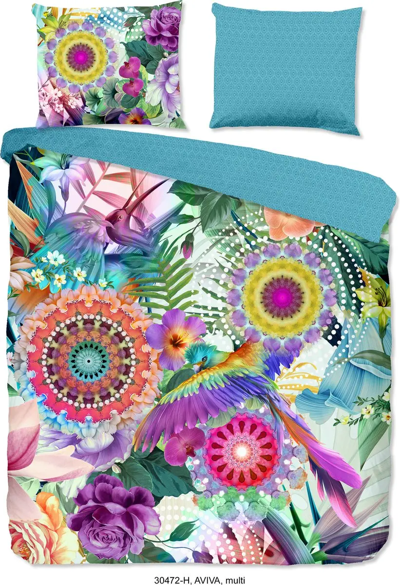 HIP dekbedovertrek mandalas, bloemen en vogels