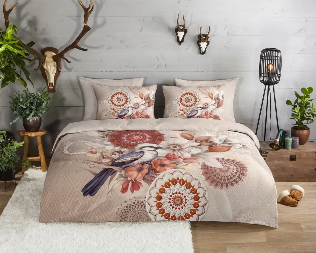 HIP dekbedovertrek mandala�s met vogels en bloemen