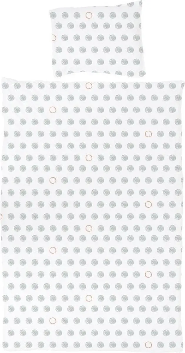 Dekbedovertrek vtwonen Dots wh./celadon 200 x 220