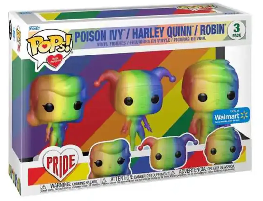 Funko Pop! DC Super Heroes Pride 3-Pack