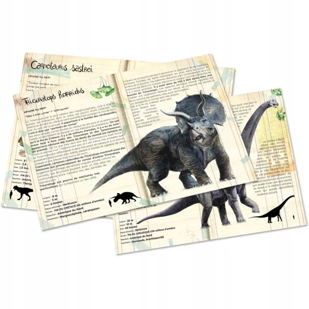 Vilac Dino Puzzels 600 Stuks - 3x200 - Multicolor - afbeelding 5 van 5