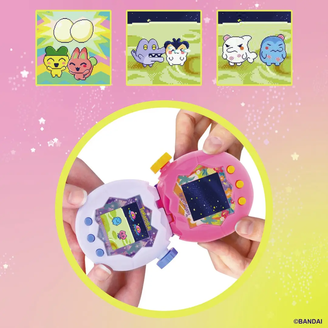 Bandai Tamagotchi Paradise White Glacier - Virtueel Diertje - Zoomwiel