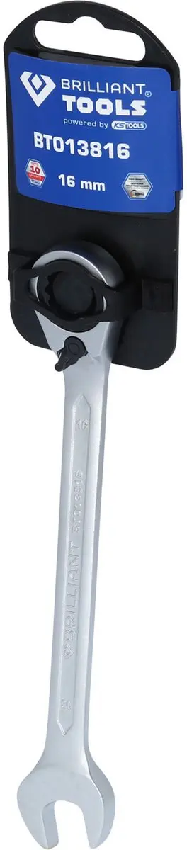 Brilliant Tools BT013816 Ratelringsleutel 16mm - afbeelding 3 van 4
