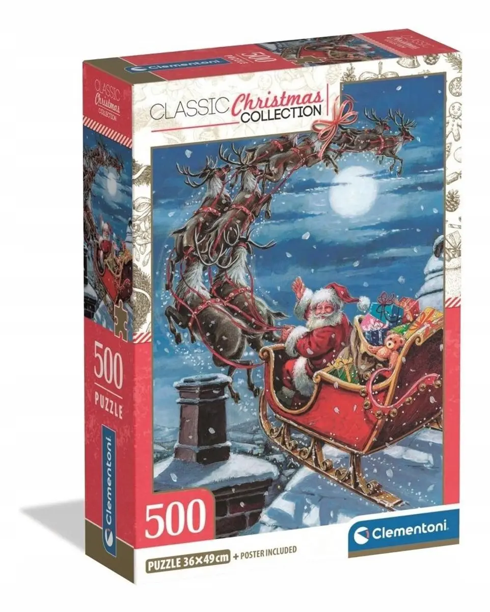 Clementoni Kerst Puzzel 500 Stukjes