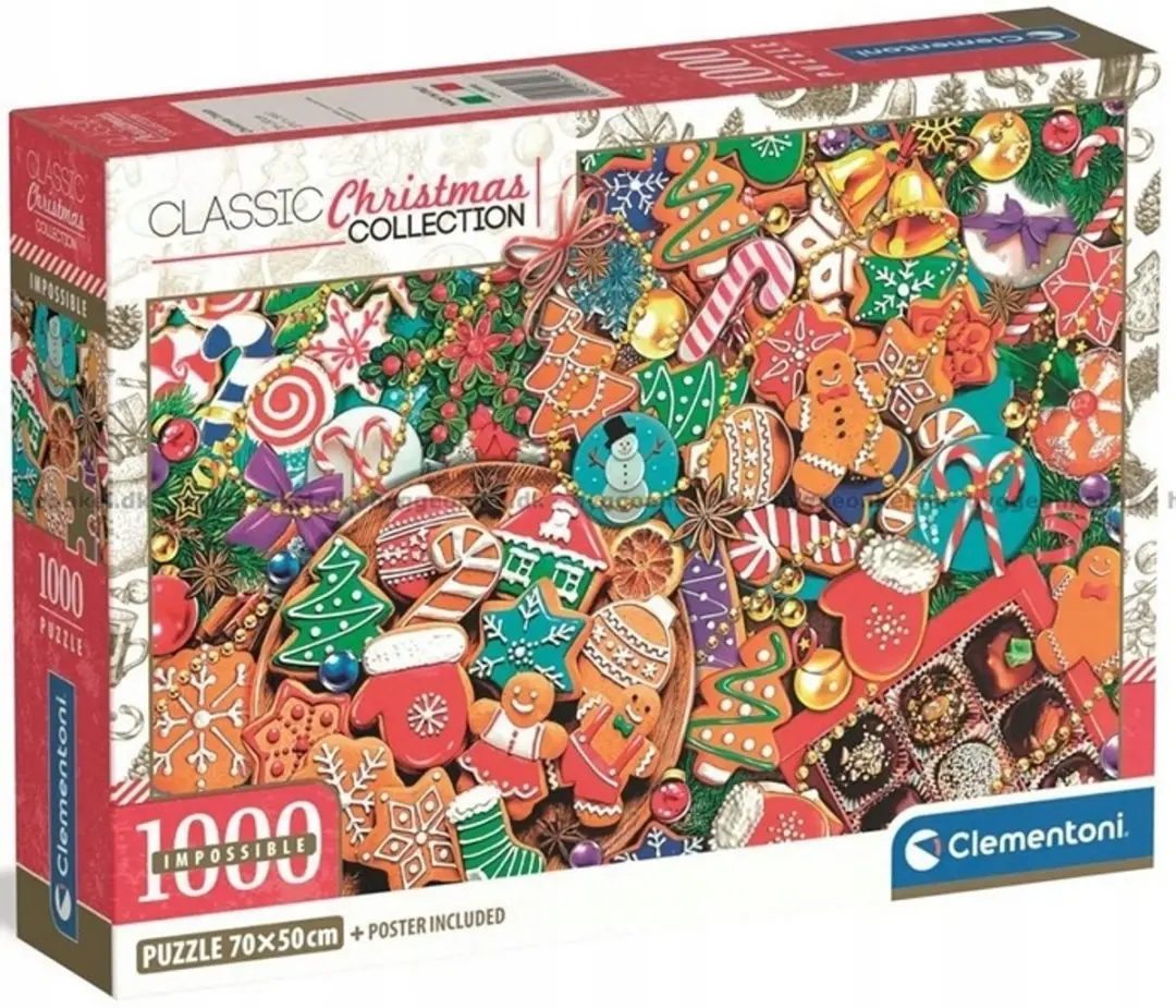 Clementoni 1000-delige Kerstpuzzel - afbeelding 6 van 6