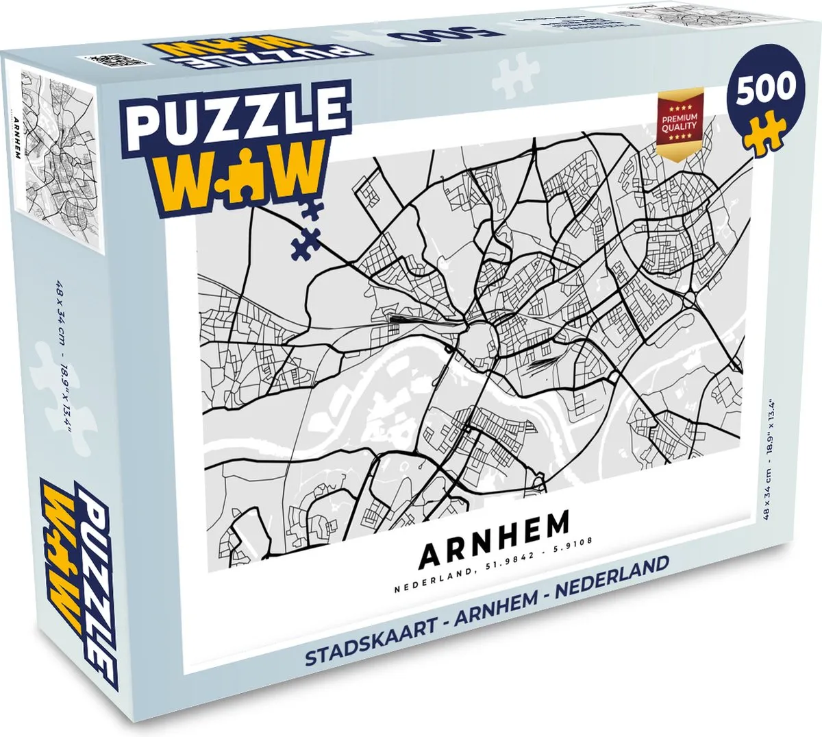 PuzzleWow Arnhem Legpuzzel 500 Stuks