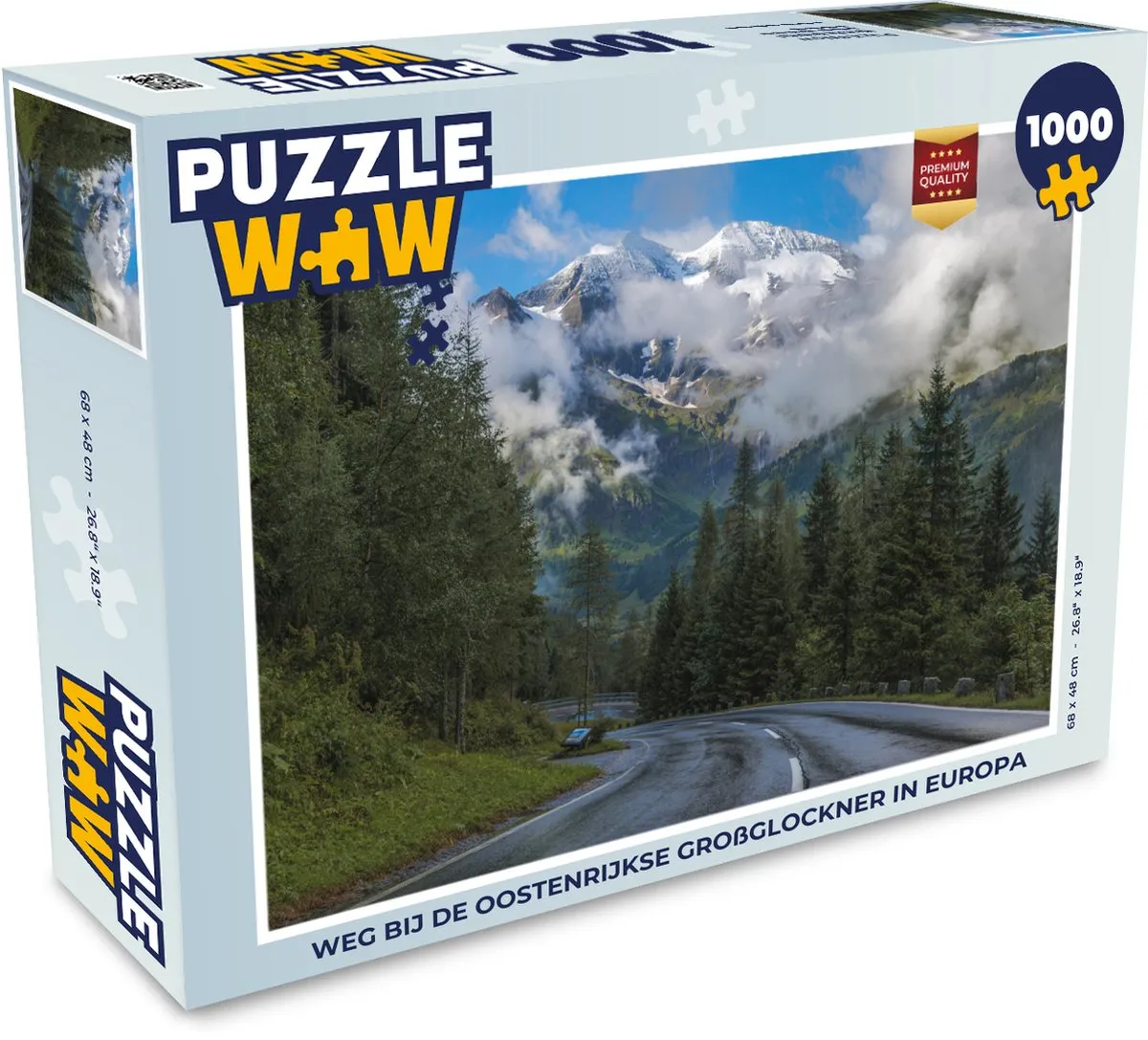 PuzzleWow Großglockner Legpuzzel 1000 Stuks