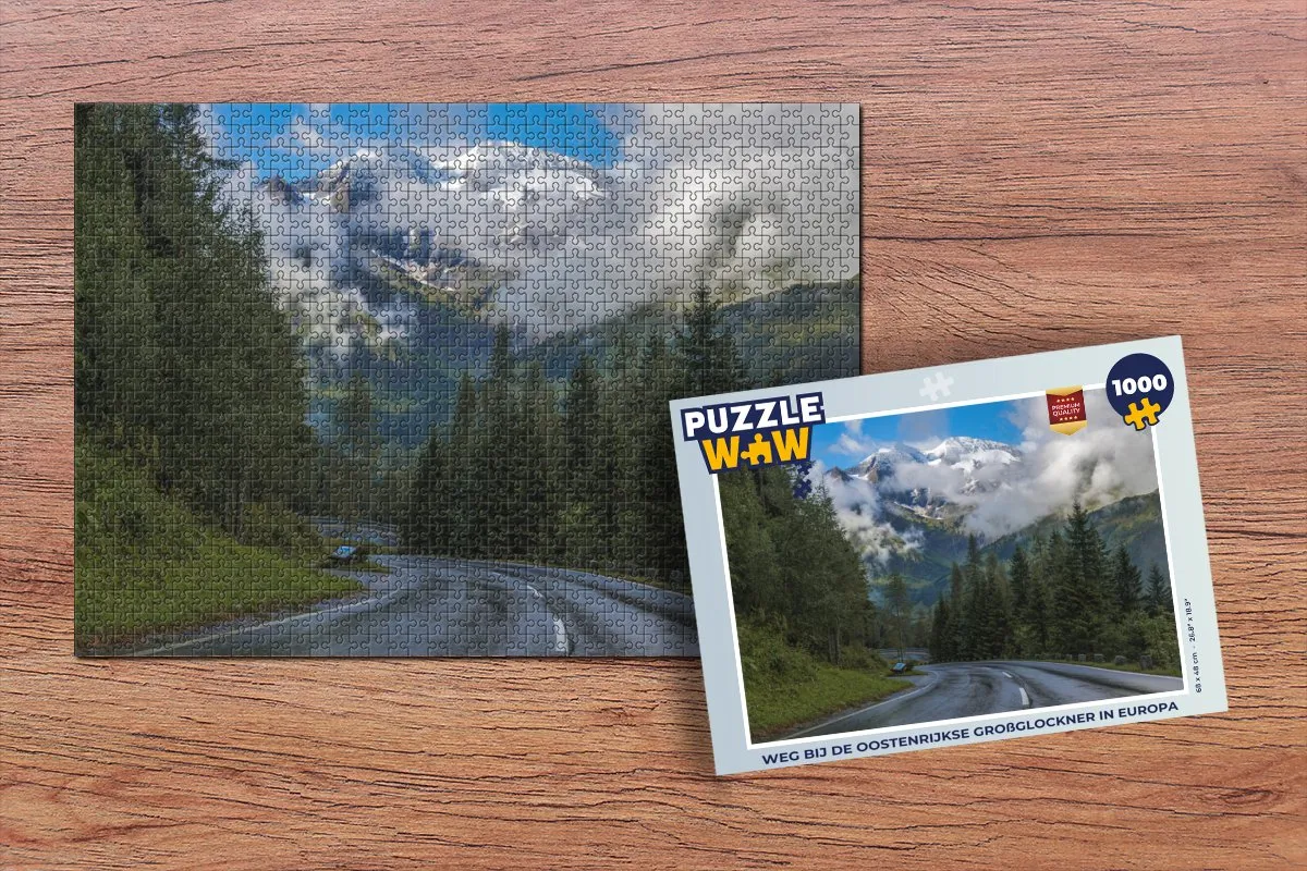 PuzzleWow Großglockner Legpuzzel 1000 Stuks - Multicolor