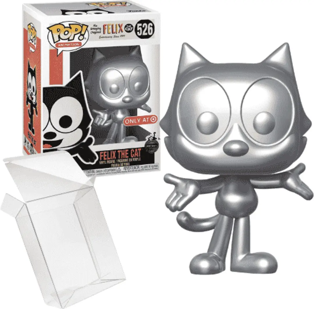 Funko Pop! Animation: Felix the Cat (Silver) #526 Target Exclusive