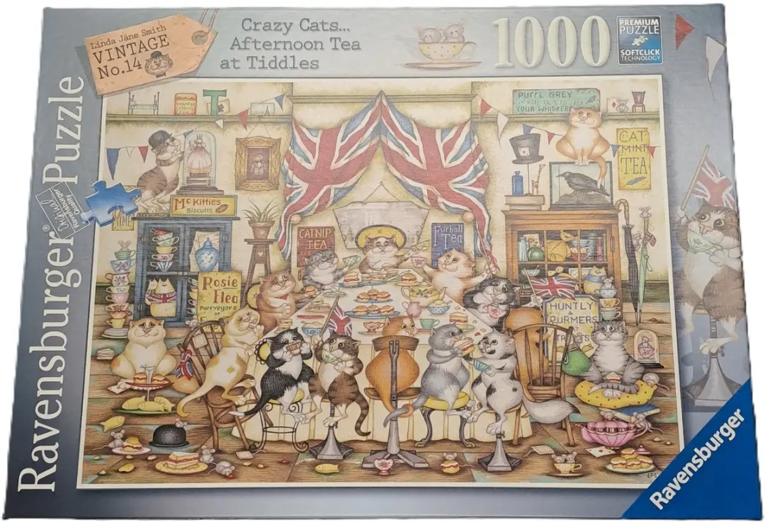 Ravensburger puzzel Crazy Cats 1000 stukjes
