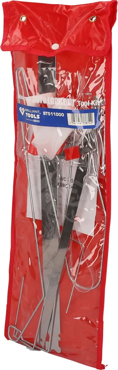 Brilliant Tools BT511000 Auto Deurslotopener-Set - 9-delig - afbeelding 2 van 6