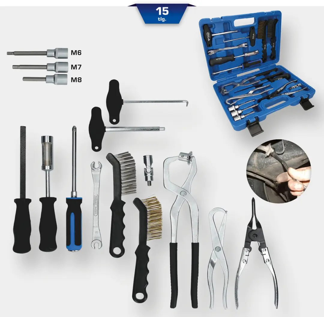 Brilliant Tools BT701250 Remtrommel- en remschijfgereedschapset - 15-delig - afbeelding 3 van 6