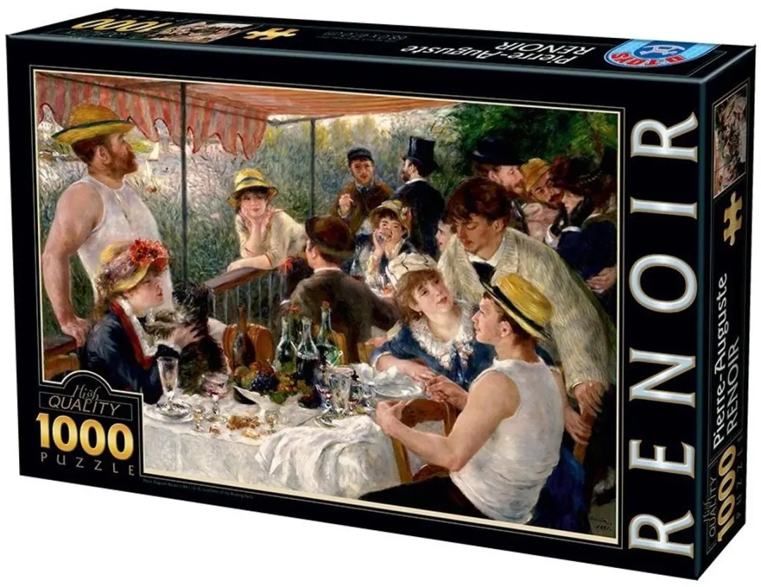 D-Toys Puzzel Ontbijt van de Roeiers 1000 Stuks - Multicolor