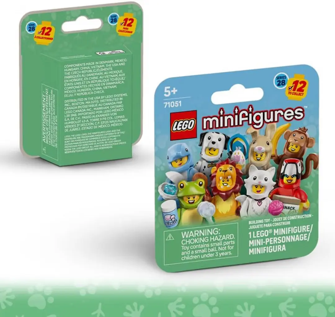 LEGO Serie 28 Dierenkostuums Vissenkostuumfan - afbeelding 2 van 2